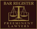 Bar Register - Preeminent Lawyer Badge